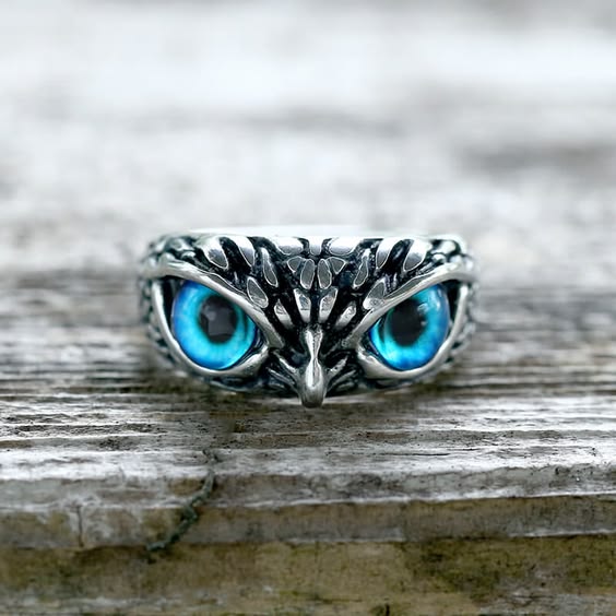 Owl Eye Ring Hug Combo Women Girls Trendy Couple